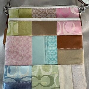 Coach Colorful Patchwork Crossbody Bag. Like new condition.